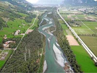 Aufweitung Alpenrhein, Bad Ragaz SG (seit 2017)